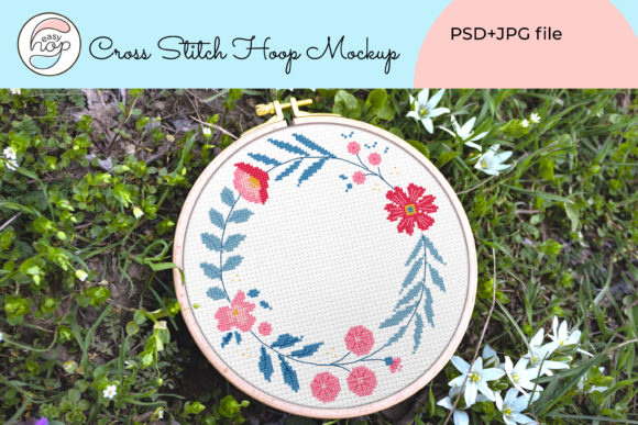 Real-World Review: Cross Stitch Hoop Mockup Embroidery Hoop