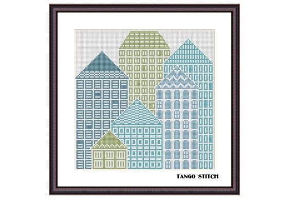 Review: Skyscraper Houses Silhouette Embroidery