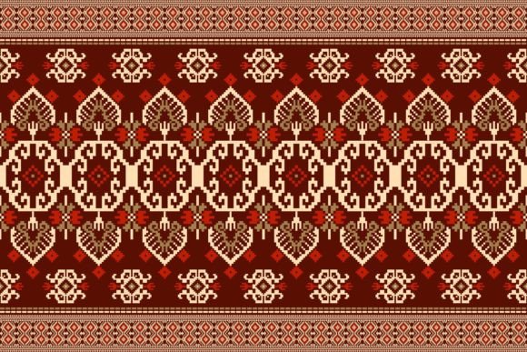 Reviewing Beautiful Knitted Embroidery APattern for Holiday Crafts