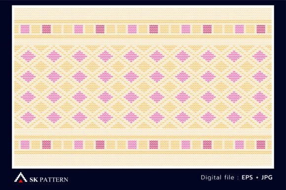 Reviewing Embroidery Element Vecotr Background for Apparel