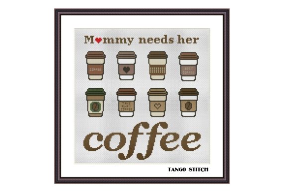 Reviewing Mommy Needs Her Coffee Funny Embroidery