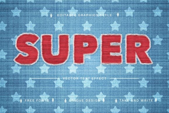 Reviewing Super Embroidery Editable Text Effect