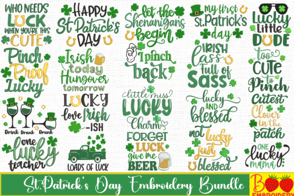 St Patrick’s Day Embroidery Bundle Review